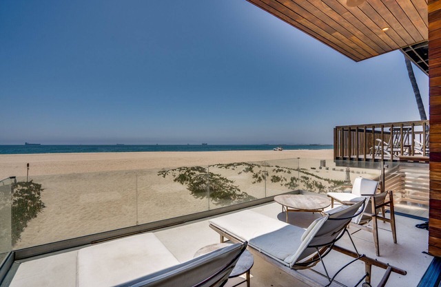 Modern Beach Front 4 Story Ocean and Sunset View Home