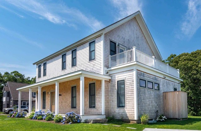 Modern Farmhouse In Central Oak Bluffs Neighborhood