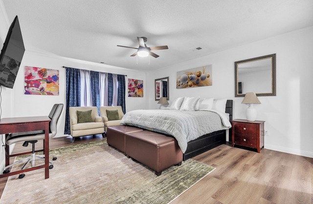 Modern, Freshly Updated 5- Bedroom Brick Home just Minutes from the airport.
