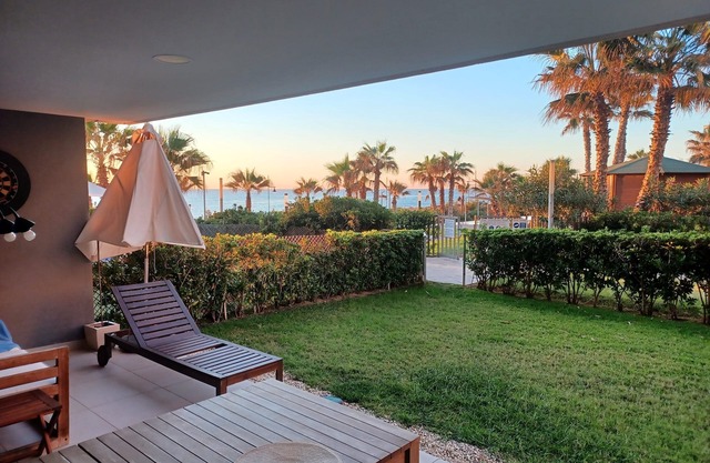 Modern, Ground Floor, Front line apartment with sea view, in high end domain