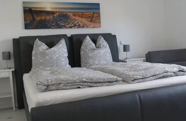 modern holiday apartment on the island of Niederwerth, moderne Ferienwohnung auf der Insel Niederwer