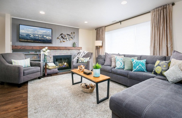 Modern Home in Quiet Neighborhood w/Hot Tub & Fireplace