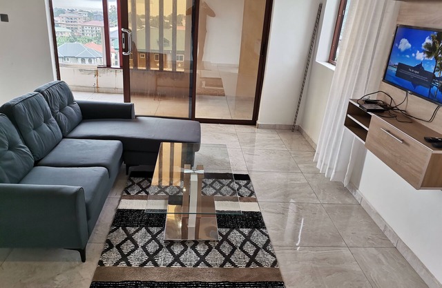Modern one-rooms spacious apartment with pool, terrace,amazing sea and town view