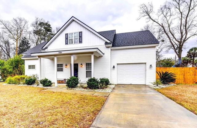 Modern Savannah Home: Backyard w/ Gas Grill