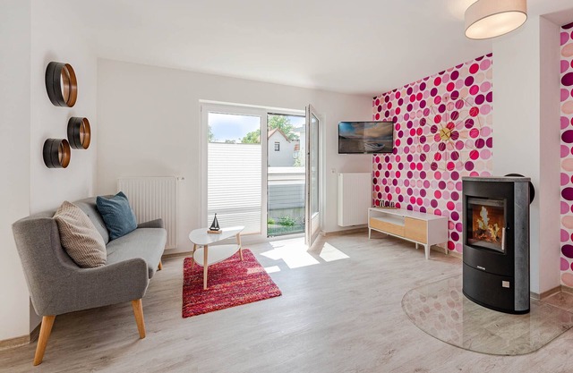 Modern vacation apartment in Heringsdorf with balcony - just 1000 m from the beach