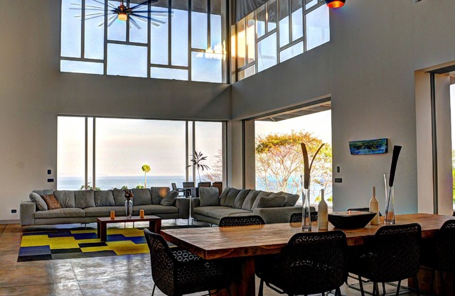 modern villa on breathtaking location at the Pacific in Costa Rica