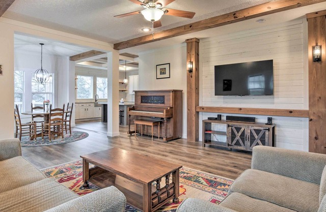 Modern Waterfront Home w/ Dock on Lake Bowen!
