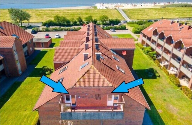 Moderne Ferienwohnung in Direkter Deichlage in Norddeich. 2 Personen + Kleinkind