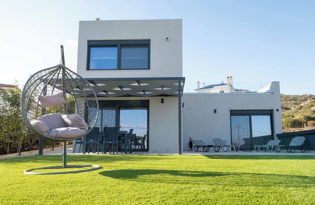 Moderne Villa mit Meerblick Große Terrasse Großer Balkon Neubau 500m vom Strand
