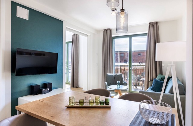 Modernes Apartment mit Balkon und Saunanutzung in Erstklassiger Hafenlage