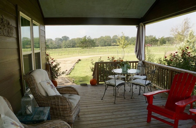 Molly Cabin - Private cabin with 2 bedrooms, one queen and one king bed, full bath with walk-n-shower. Full kitchen with fridge/ice maker, coffee bar, front and back porches, private out door fire pit, outdoor shower.