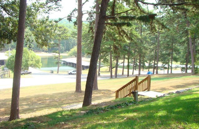 Mountain Harbor Queen Guest Room on Lake Ouachita by RedAwning