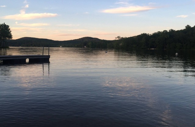 Mountain lake lodge.