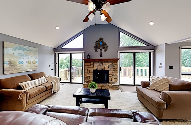 Mountain Songbird | Fireplace, Patio & Balcony | Serene Blue Ridge Views