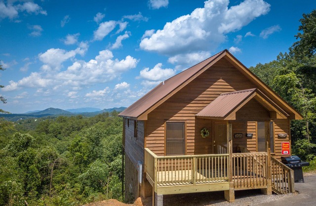 Mountain view,Ferris Wheel View,spa shower,outdoor tv -Close to Pigeon Forge