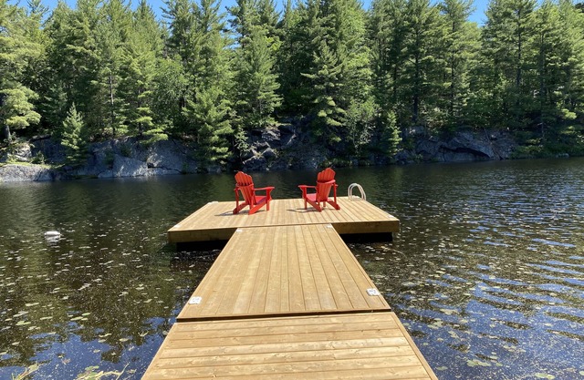 Muskoka Waterfront on Little Long Lake, a mere 2 hour drive from the city.