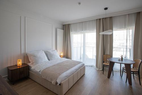 Nad Odrą Szczecin - luksusowy apartament z widokiem na Odrę, tarasem i klimatyzacją