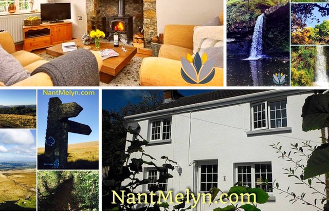 Nant Melyn Cottage - Visit The Brecon Beacons & Waterfall Country. Dogs Welcome