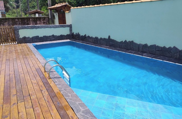 Natuart chalet with kitchen on Lagoinha beach