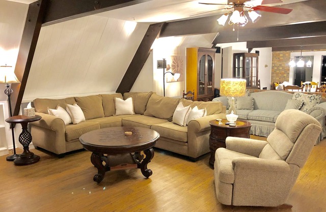 Nestled into Fayette County is an A frame house in the country, Muldoon Get Away