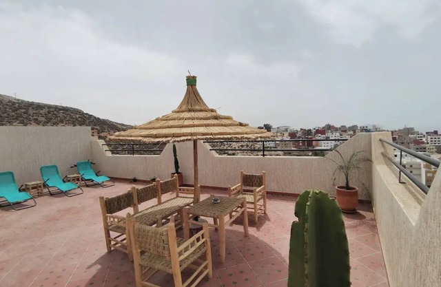 New apartment in Tamraght with terrace and sensational ocean and mountain views