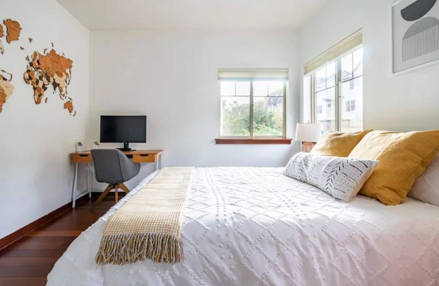 NEW! Cheerful 2-bedroom Home with Parking and WFH