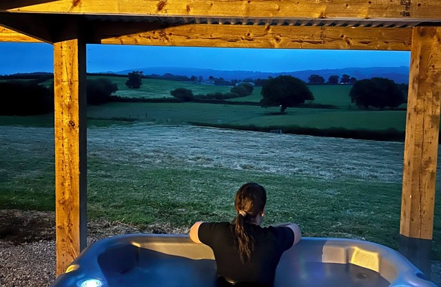 NEW - Cosy, boutique cabin with stunning views and HOT TUB