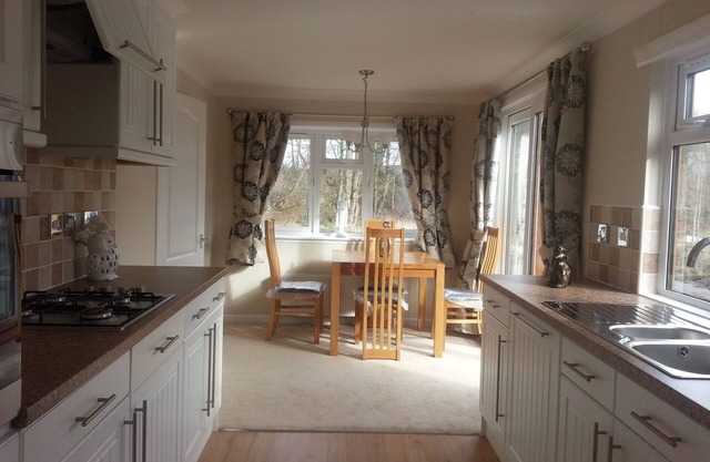 New double size lodge central Scotland. Near Gleneagles and Perth.
