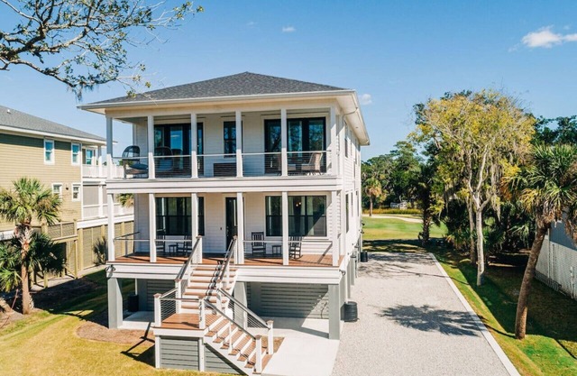 New Edisto Home, Gorgeous views from 4 sundecks