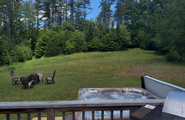 NEW for 2024, 6 person hot tub. Spacious country home with large back yard.