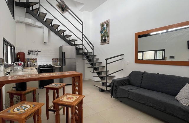 New gem in RJ! Charming new 3-bedroom house in enchanting Flamengo. Sleeps 7.