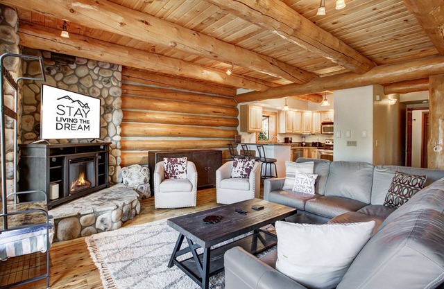 New Listing! Stunning Log Cabin 10 Mile Views Hot Tub
