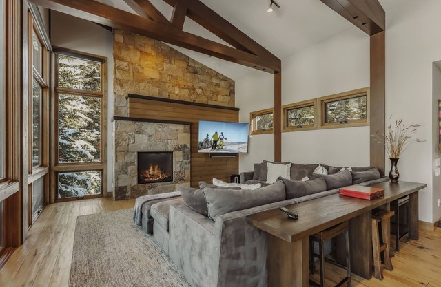 New Modern Chalet by InvitedHome | Shuttle to Ski, Lounges, Deck, Firepit, Views