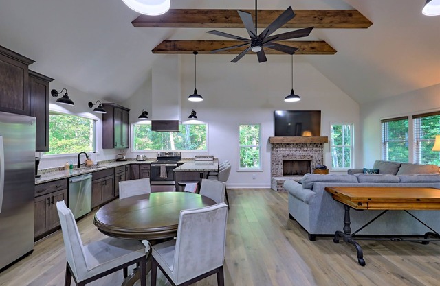 New! Riverfront with Arcades & Firepit