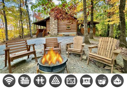 New Song Appalachian Chink Style Cabin