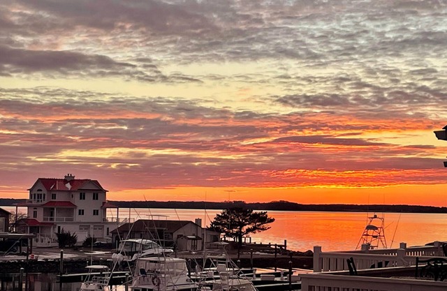 NEW: Spacious 4-BR townhome with marina & bay views, pool and easy beach access.