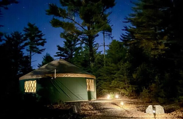 New Yurt in Bar Harbor, Maine