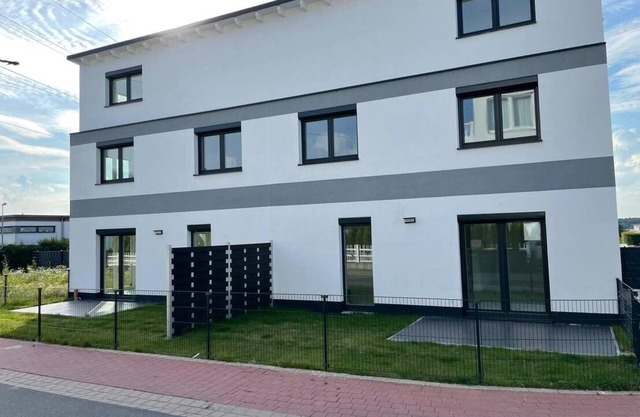 Newly built semi-detached house
