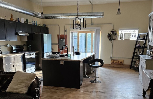 Newly finished 1 bedroom loft apartment located in downtown Waupaca.