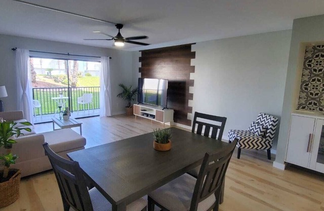 Newly renovated. Across from the beach apartment