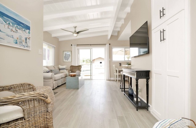 Newly renovated beachside home