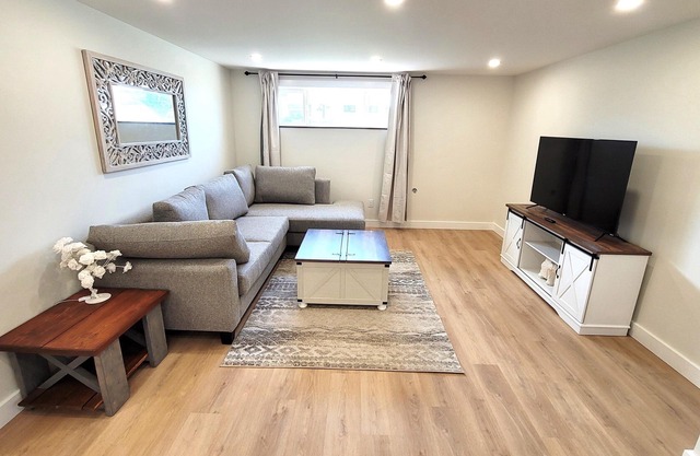 Newly Renovated Guest Suite. A warm comfortable atmosphere