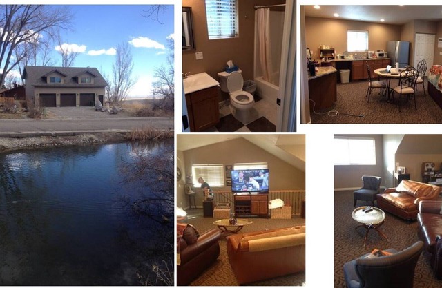 NICE finished loft area above garage.