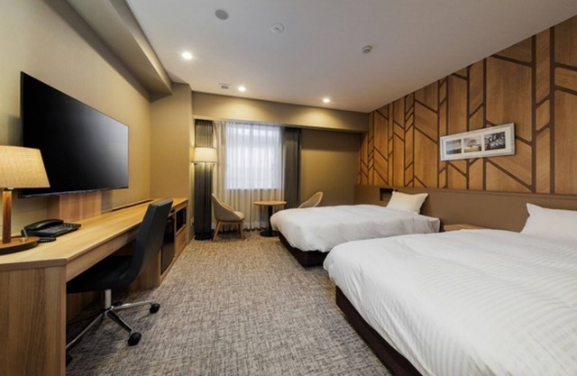 NonsmokingTwin 2 single beds Room only plan /Soma Fukushima