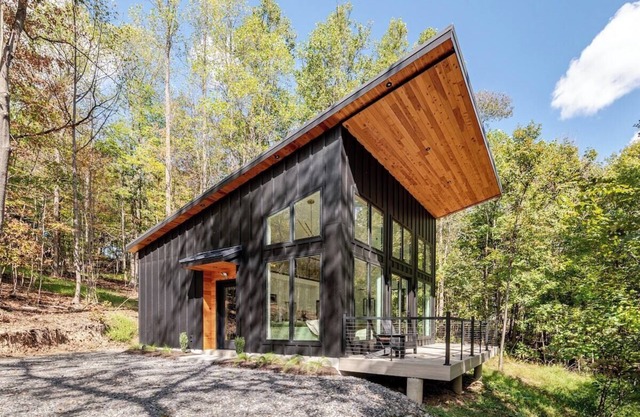 Nordic Nook: Scandinavian Forest Escape + EV charger