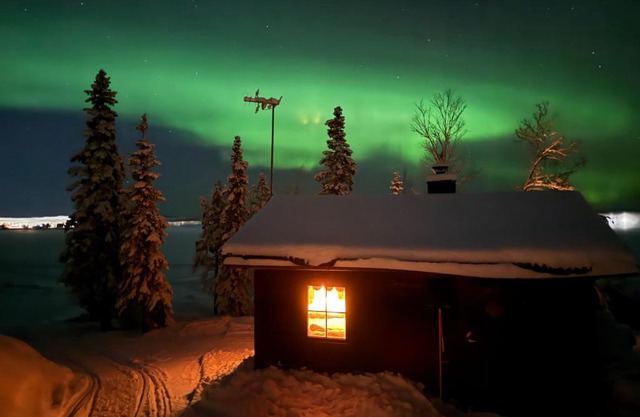 Northern Light Cabin with sauna