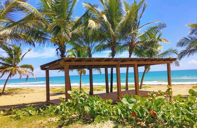 Nothing but Blue Skies and Endless Beach from this Comfortable Beachfront Condo