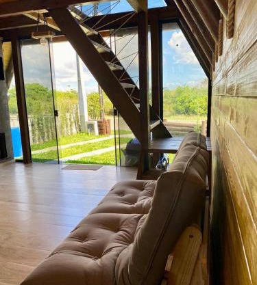 Nova cabana com jacuzzi perto do mar