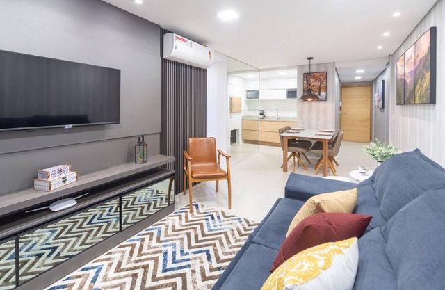 Novissimo apto de 2 quartos no centro de Gramado