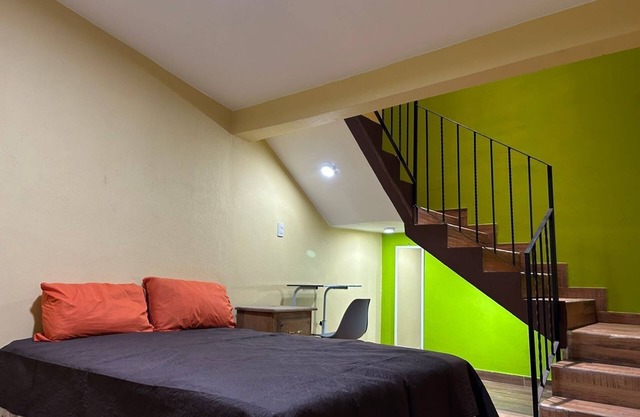 Oaxaca lodging, ideal parking for family trips!
